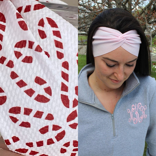 Candy Cane Cutie Adult Twist Headband