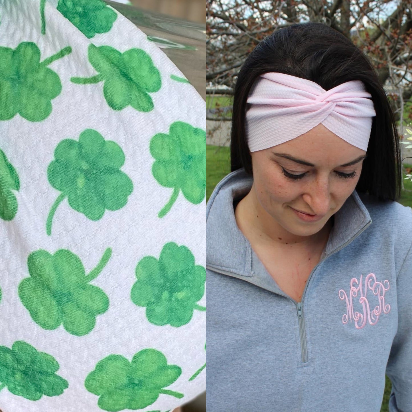 Shamrocks Adult Twist Headband