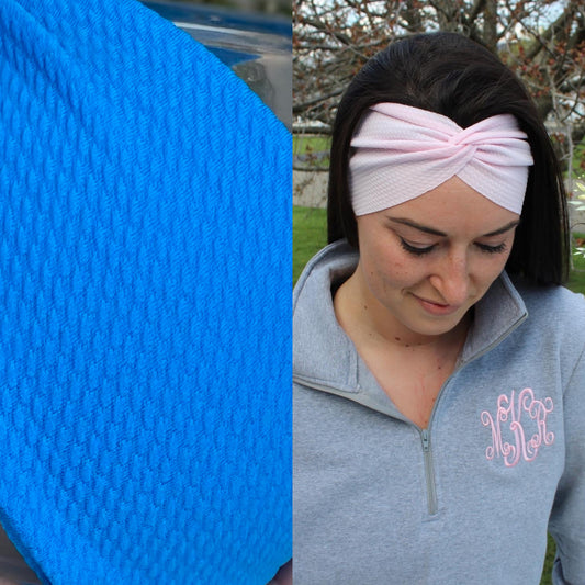 Ocean Blue Adult Twist Headband