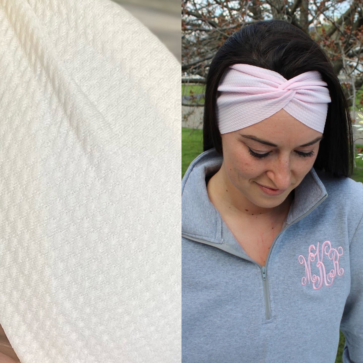 Ivory Adult Twist Headband