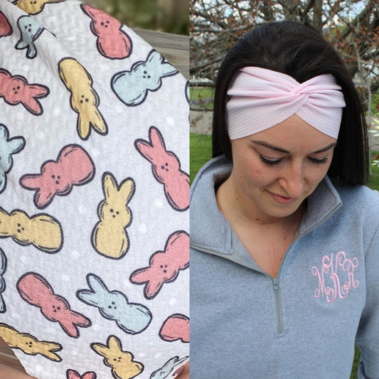 Neutral Peeps Adult Twist Headband