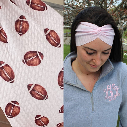 Football Adult Twist Headband