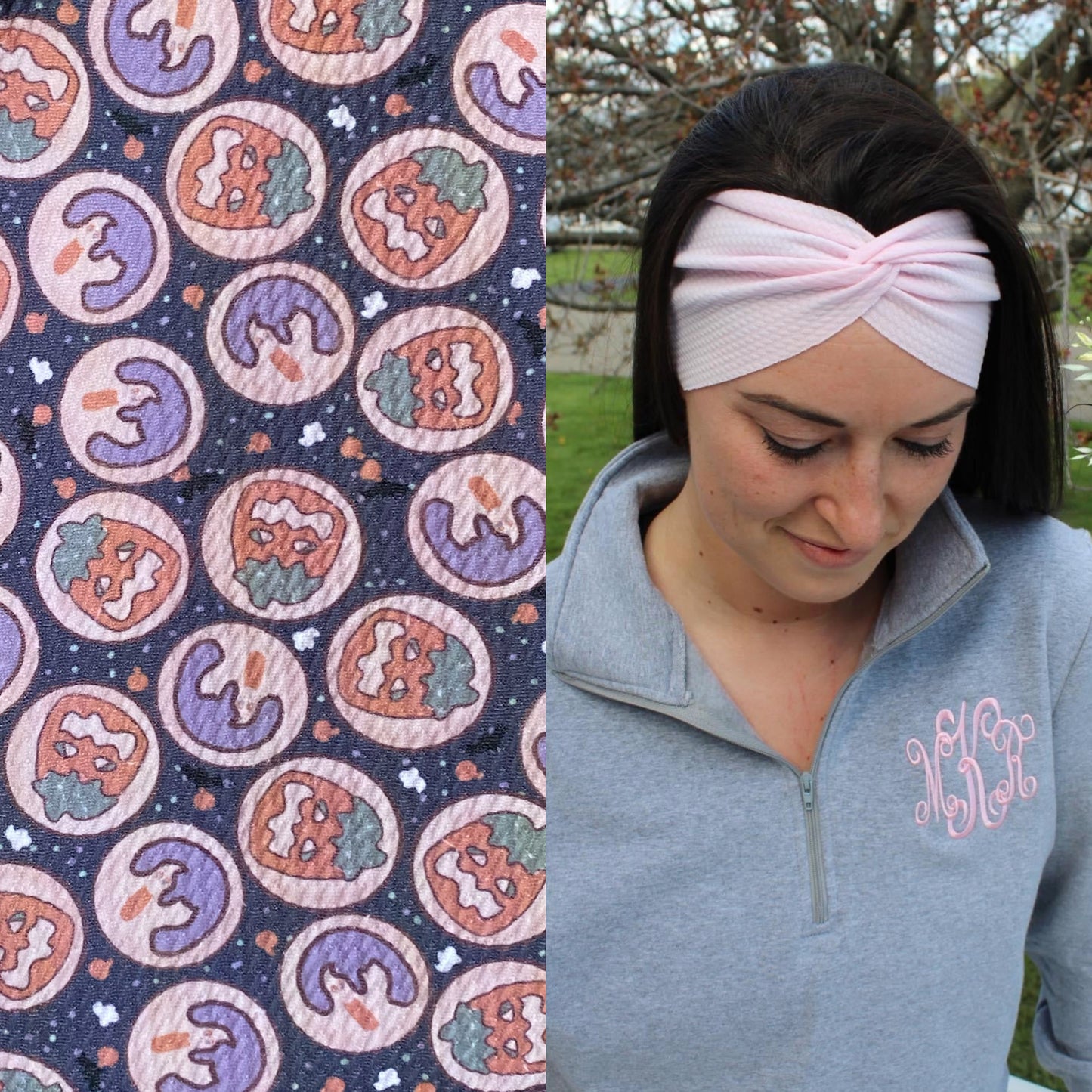 Halloween Sugar Cookies Adult Twist Headband