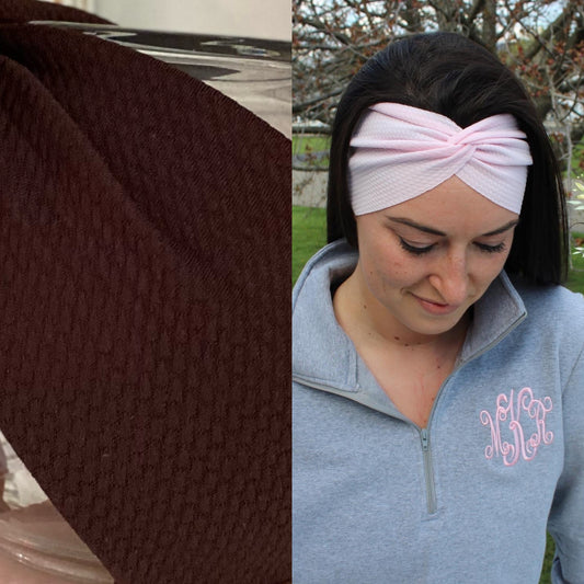 Brown Adult Twist Headband