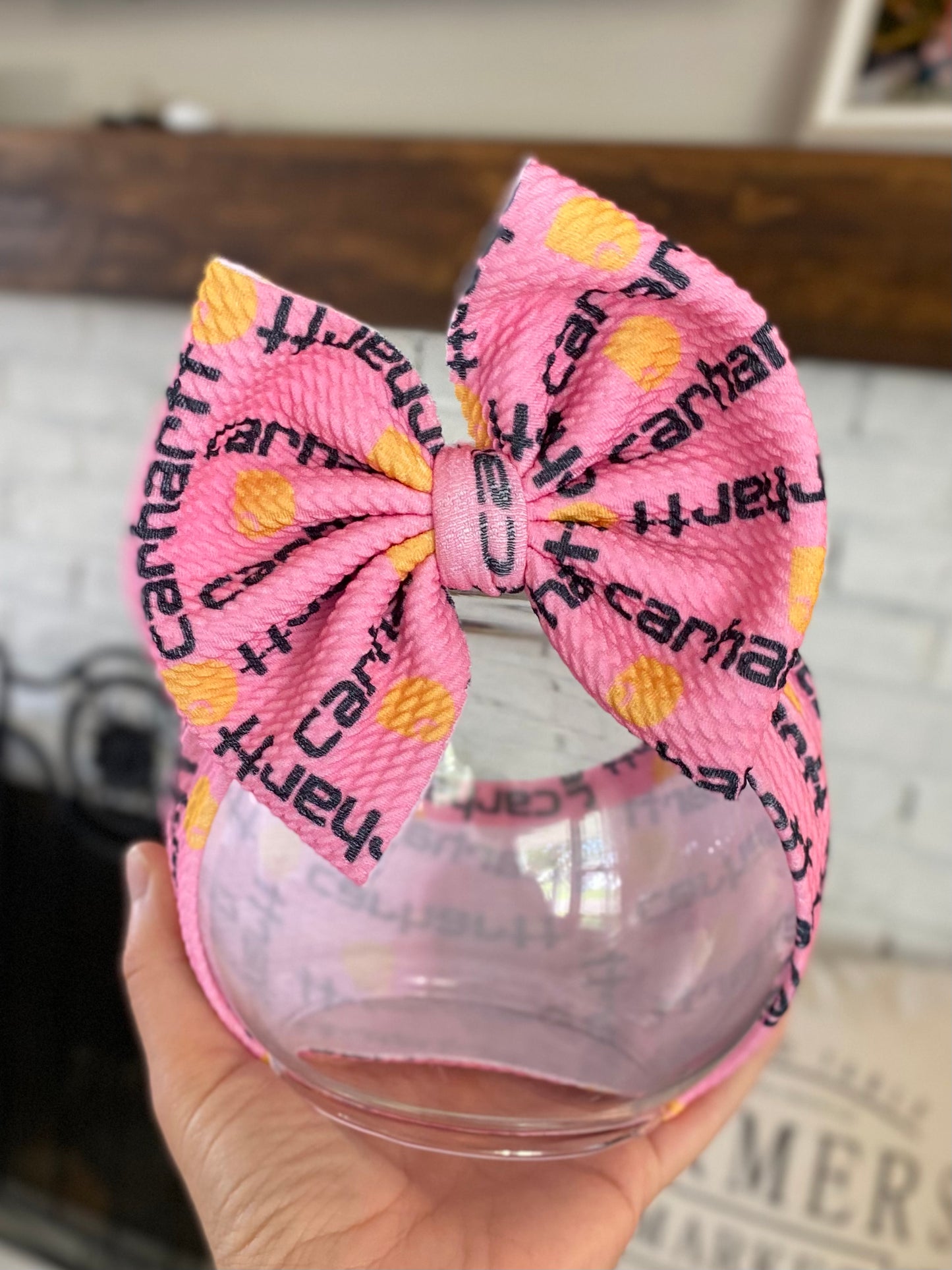 Pink CH Bow