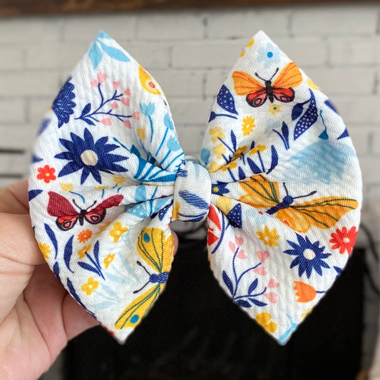 Butterflies and Wildflowers Bow