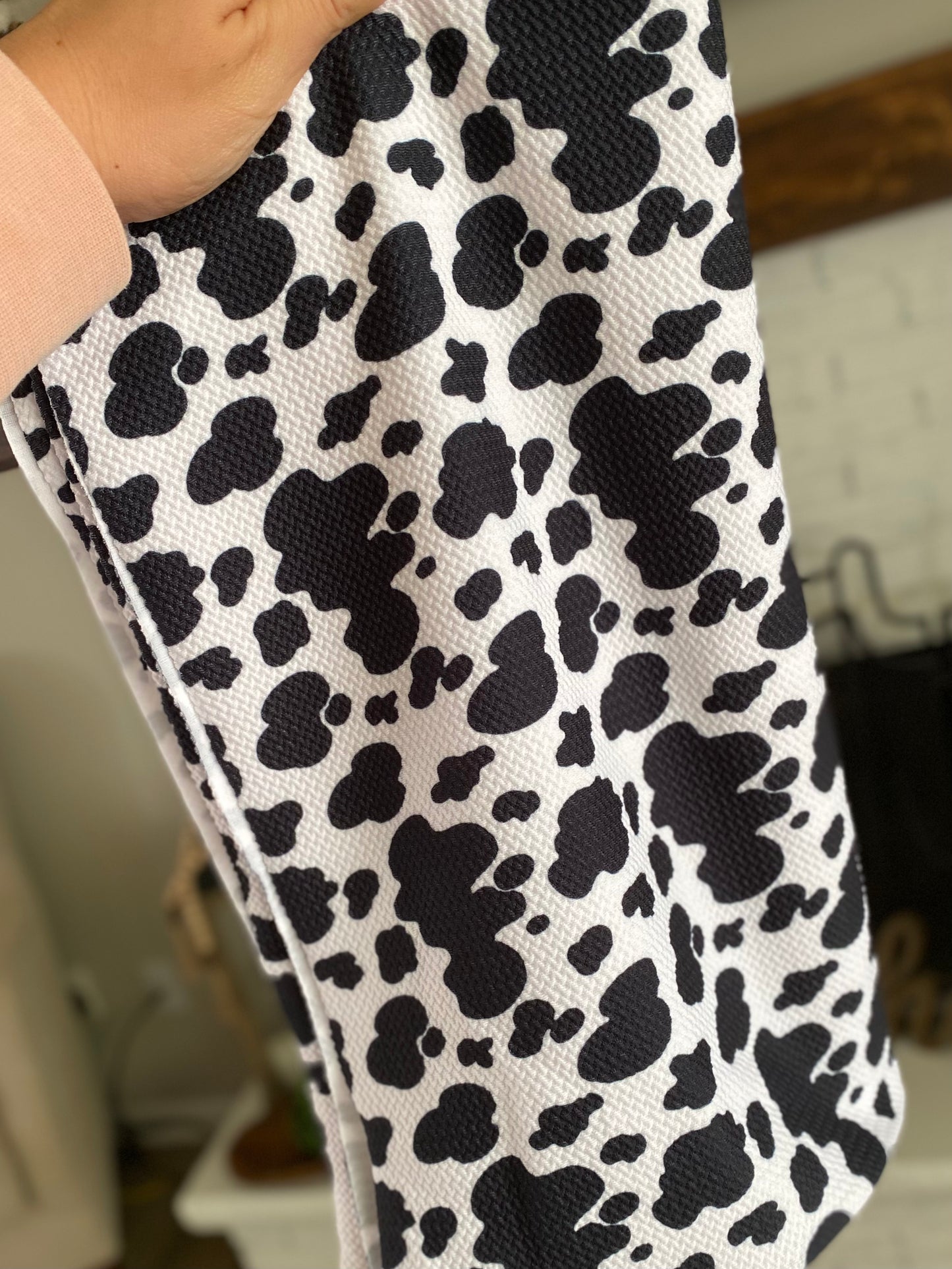 Cow Print Adult Twist Headband