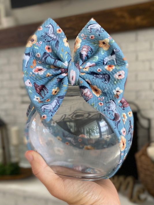 Floral Horses Wrap