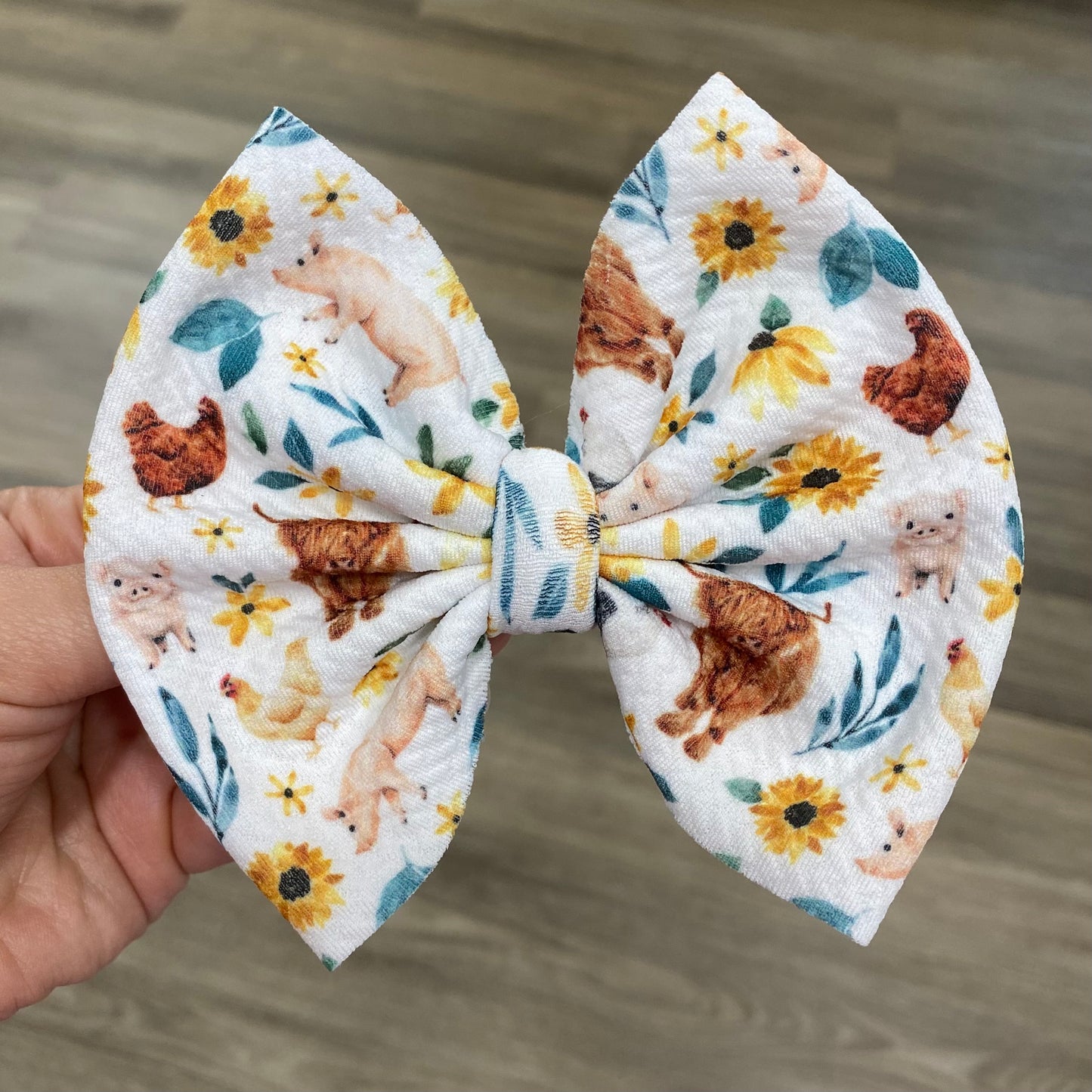 Floral Farm Bow