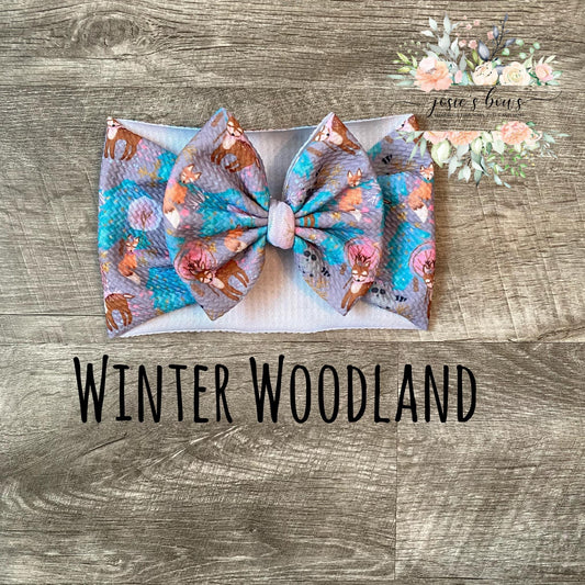 Winter Woodland Bow