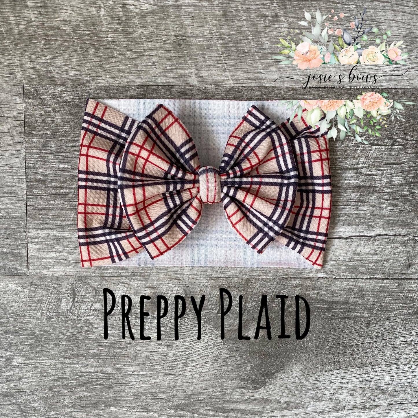 Preppy Plaid Wrap