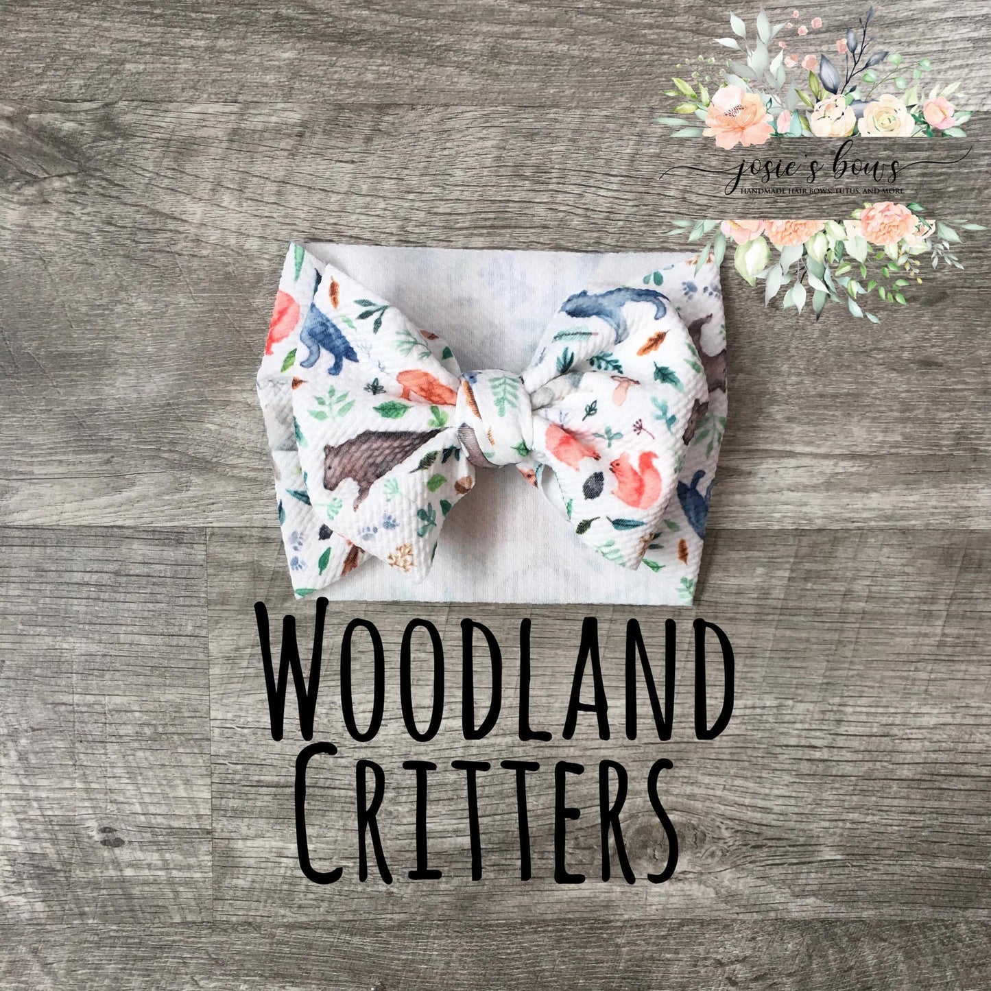 Woodland Critters Bow