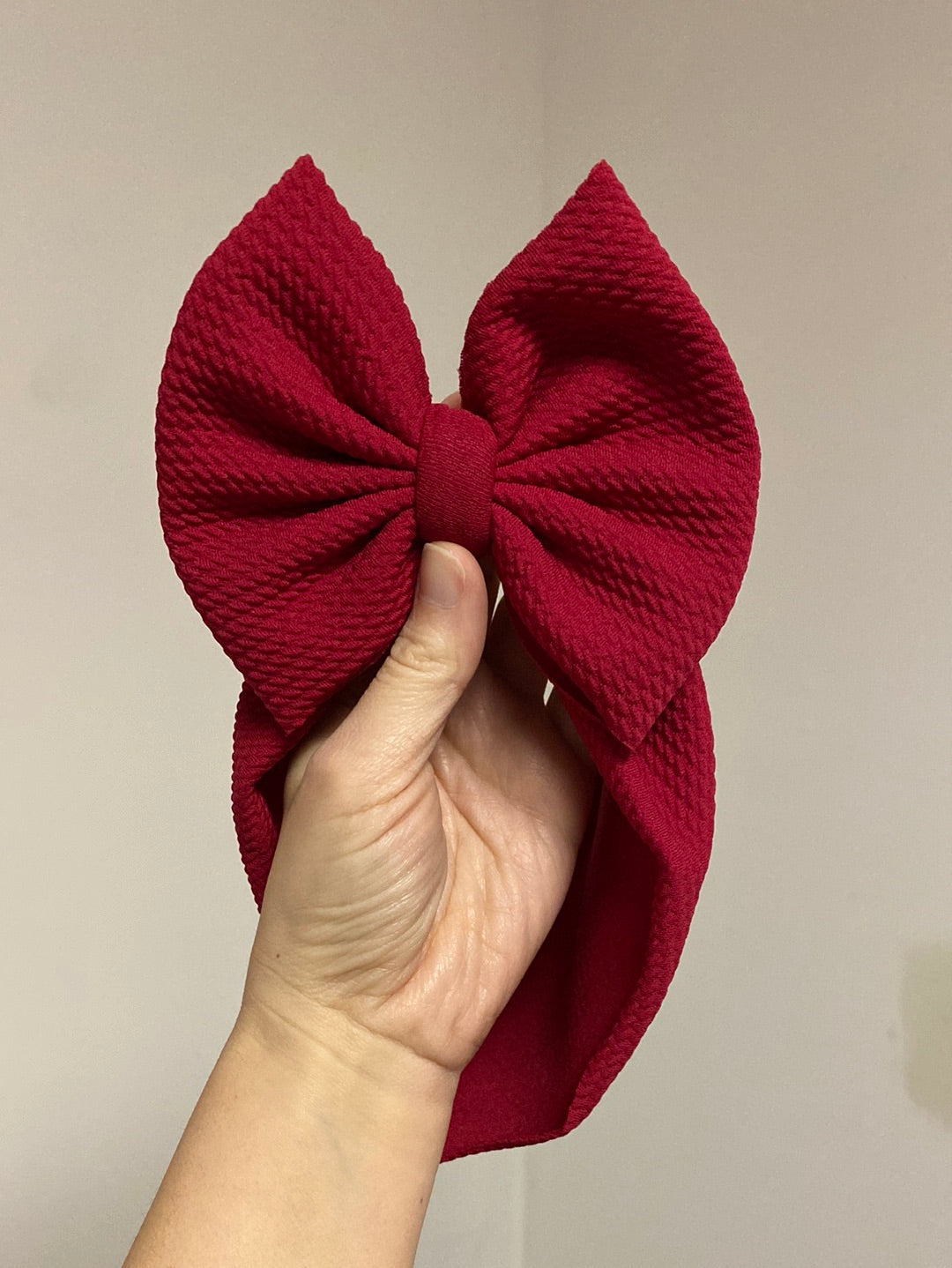 Ruby Red Bow