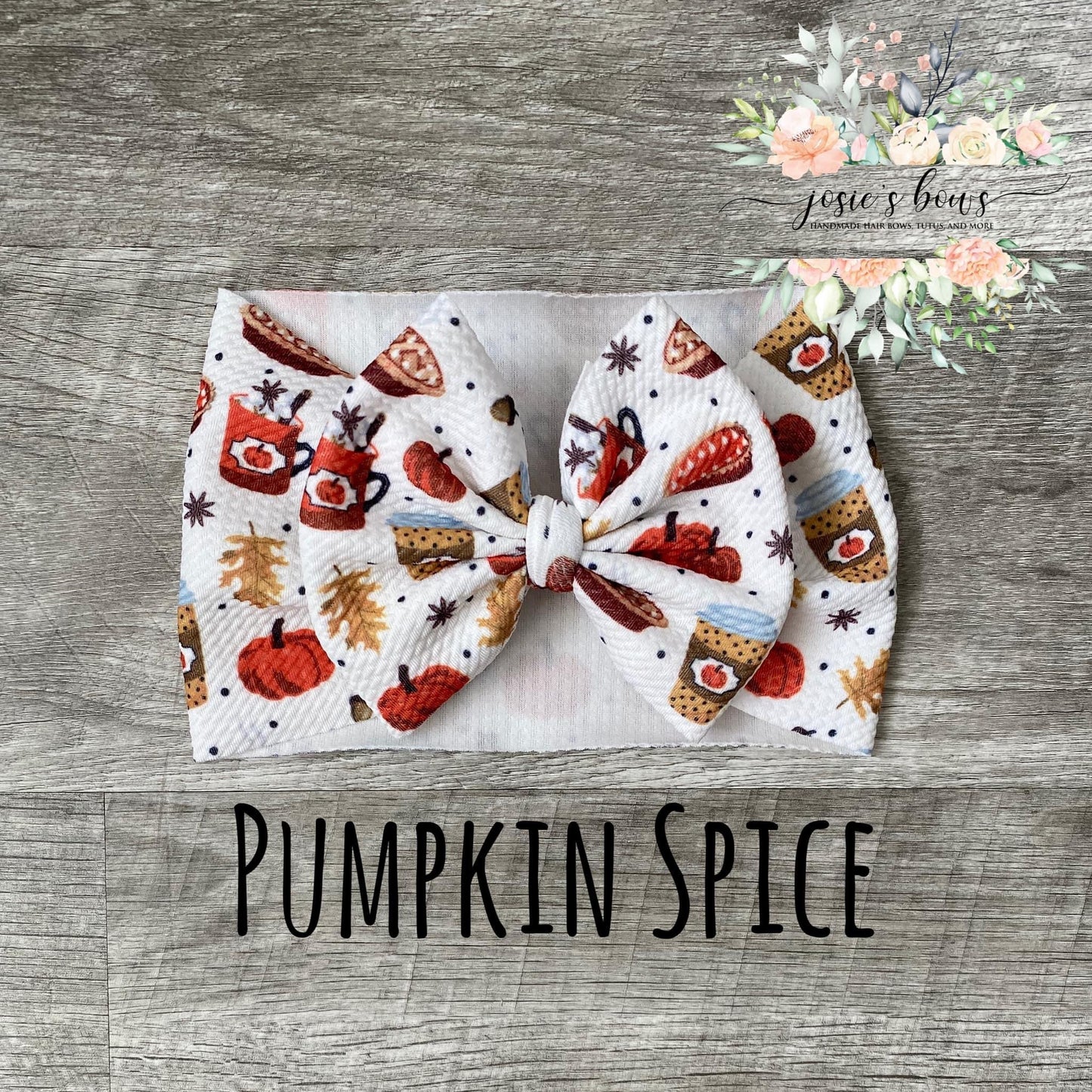 Pumpkin Spice Adult Twist Headband