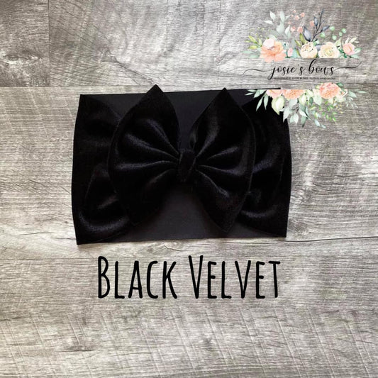 Black Velvet Bow