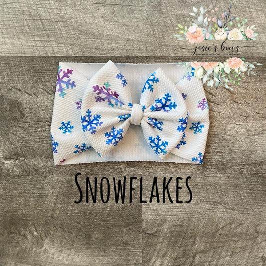 Snowflakes Bow