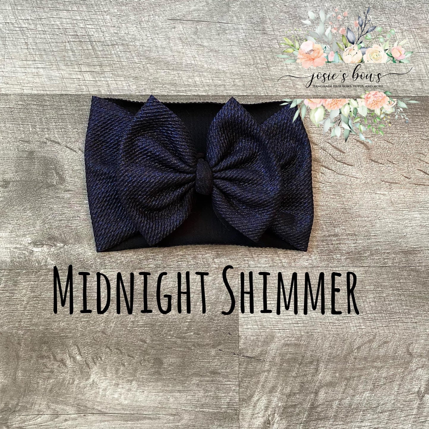 Midnight Shimmer Headwrap