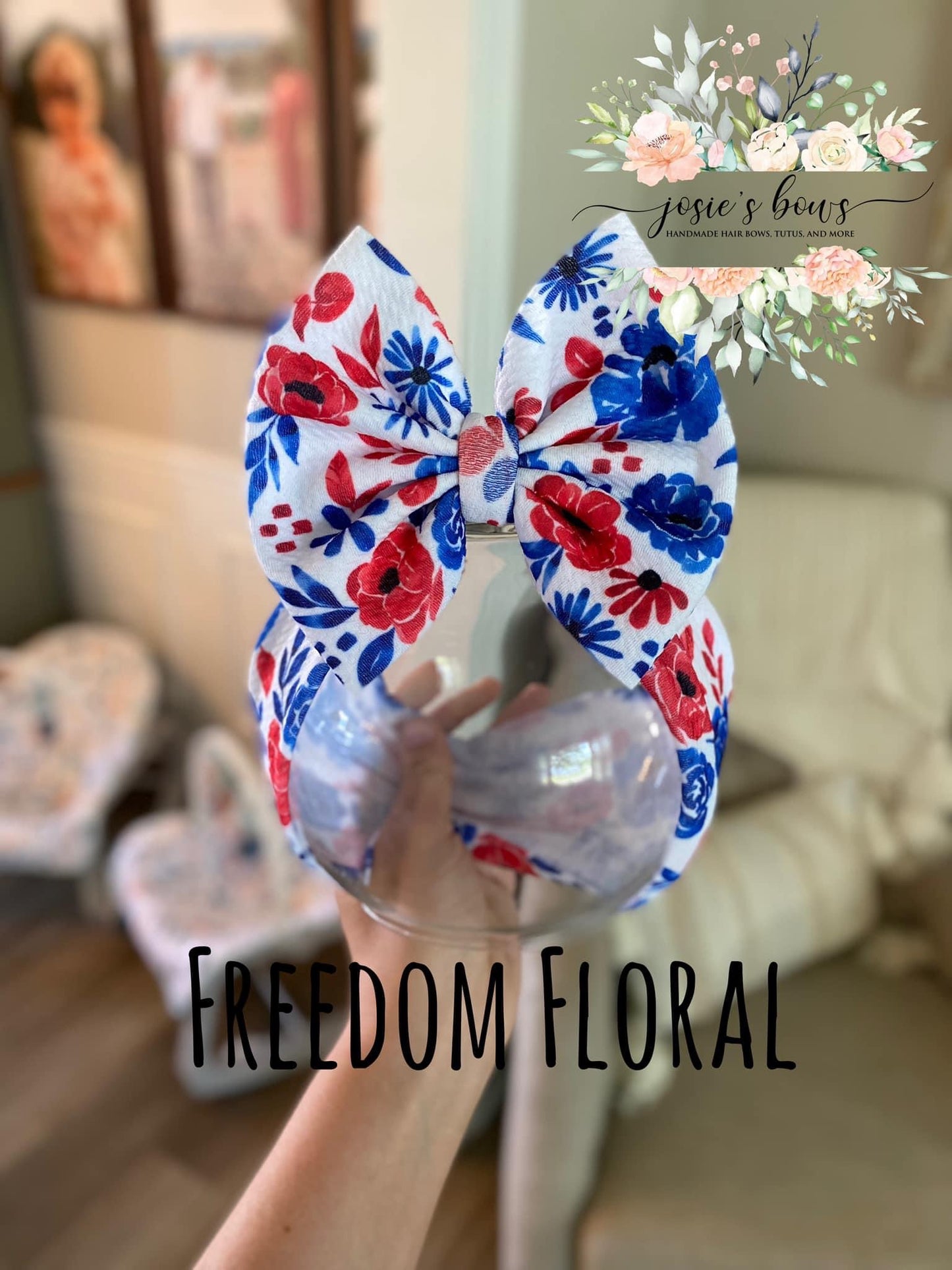 Freedom Floral Original Bow