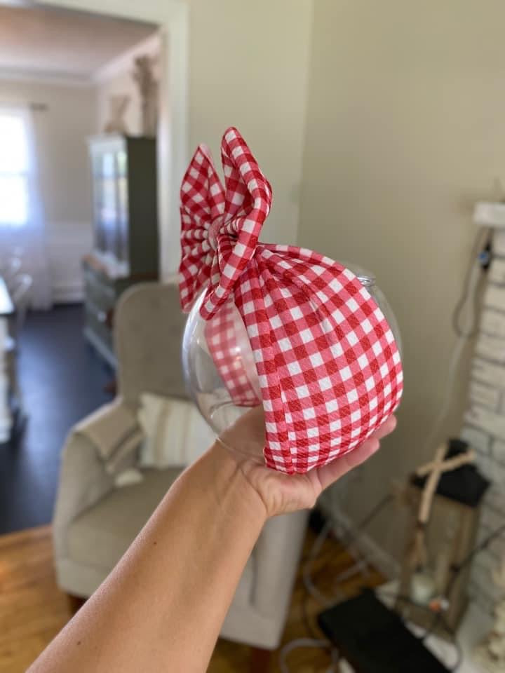 Red Gingham Bow