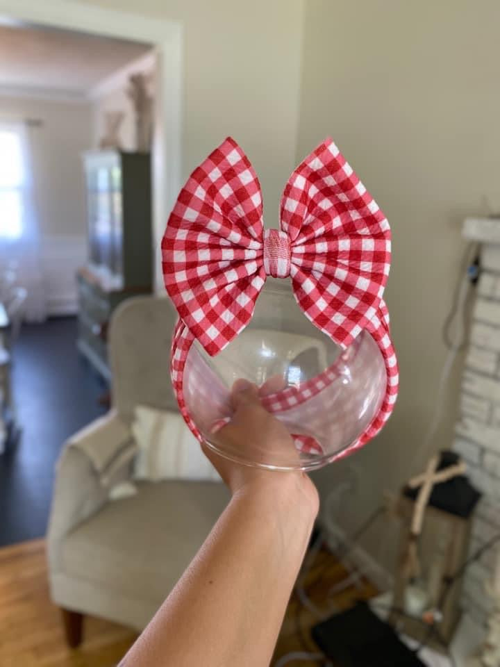 Red Gingham Bow