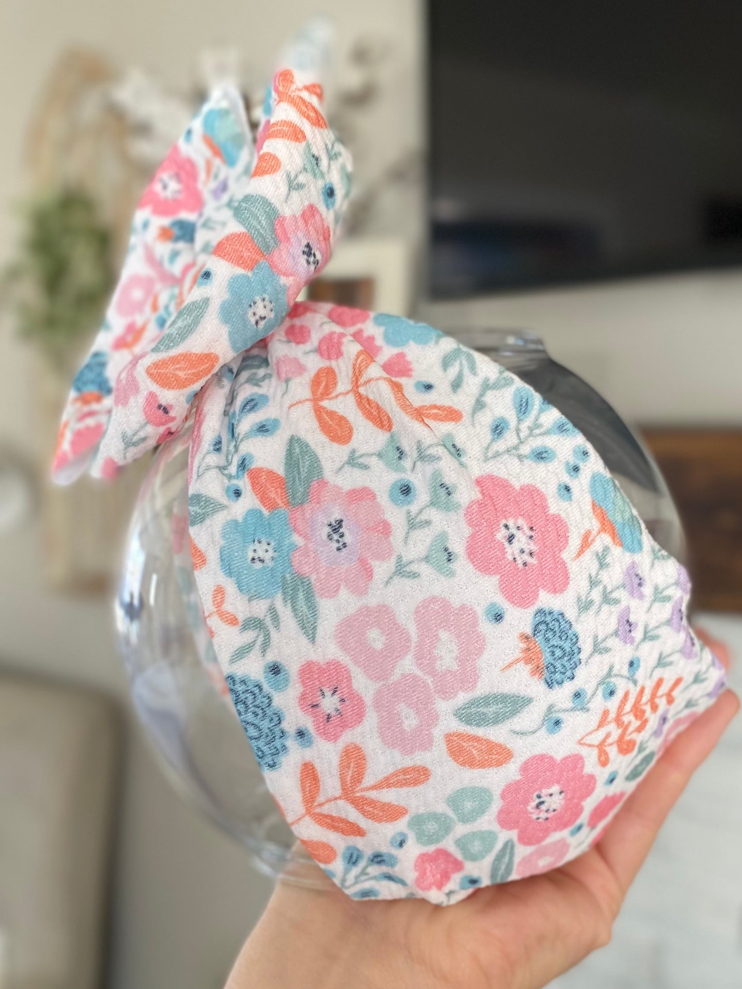 Spring Floral Bow