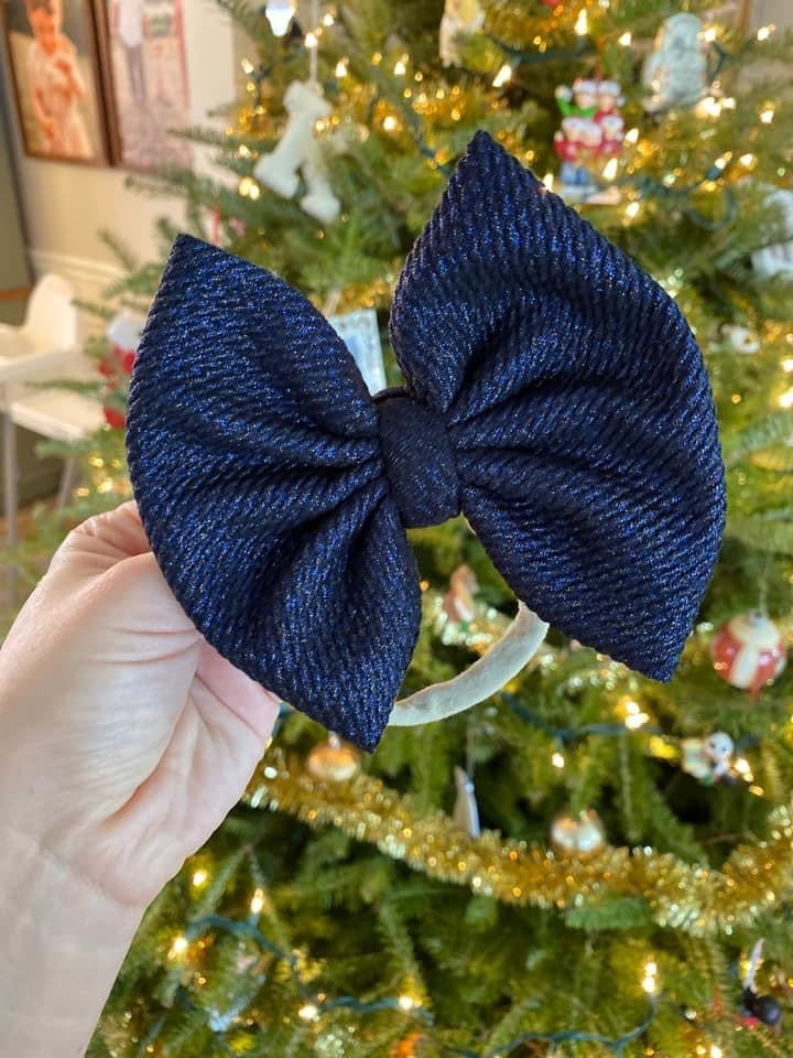 Midnight Shimmer Bow