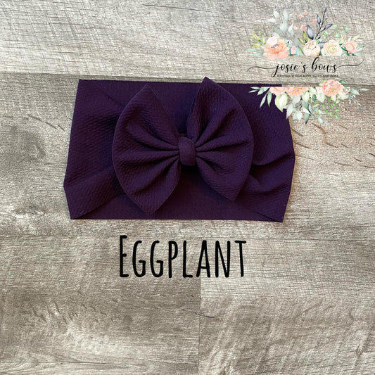 Eggplant Bow