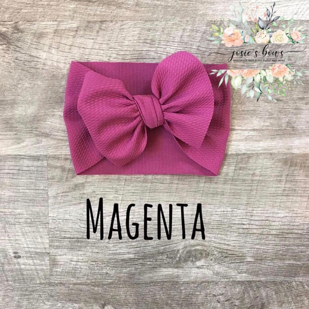 Magenta Bow