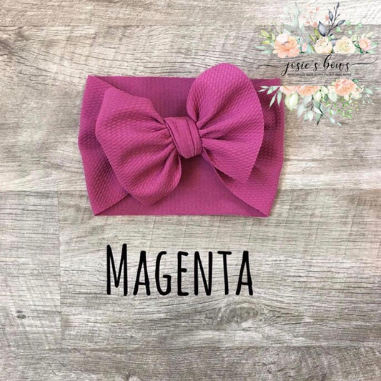 Magenta Bow