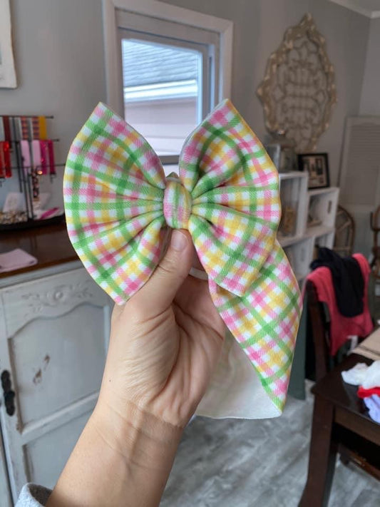 Spring Velvet Bow